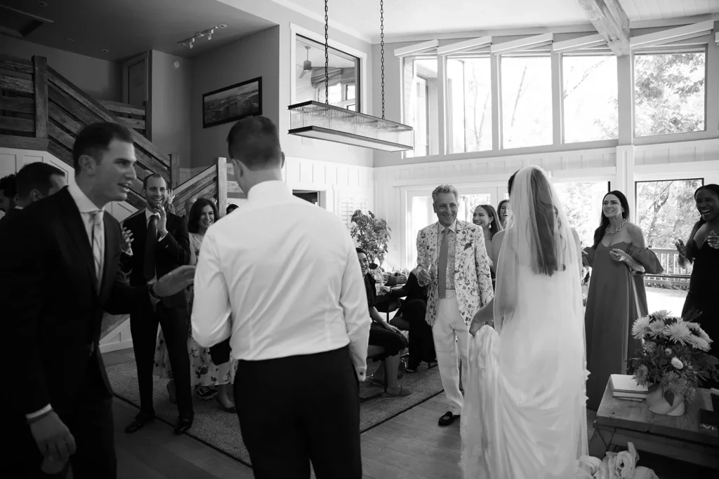 daily happy to see the bride and groom