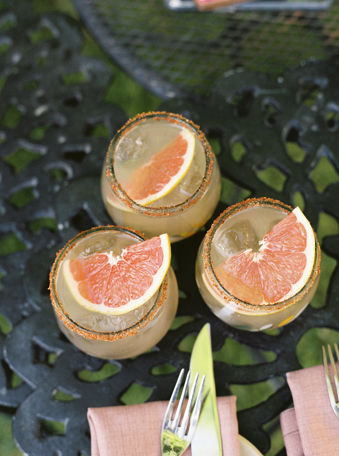 Margaritas served during wedding celebration at Casa de Sierra Nevada Belmond Hotel