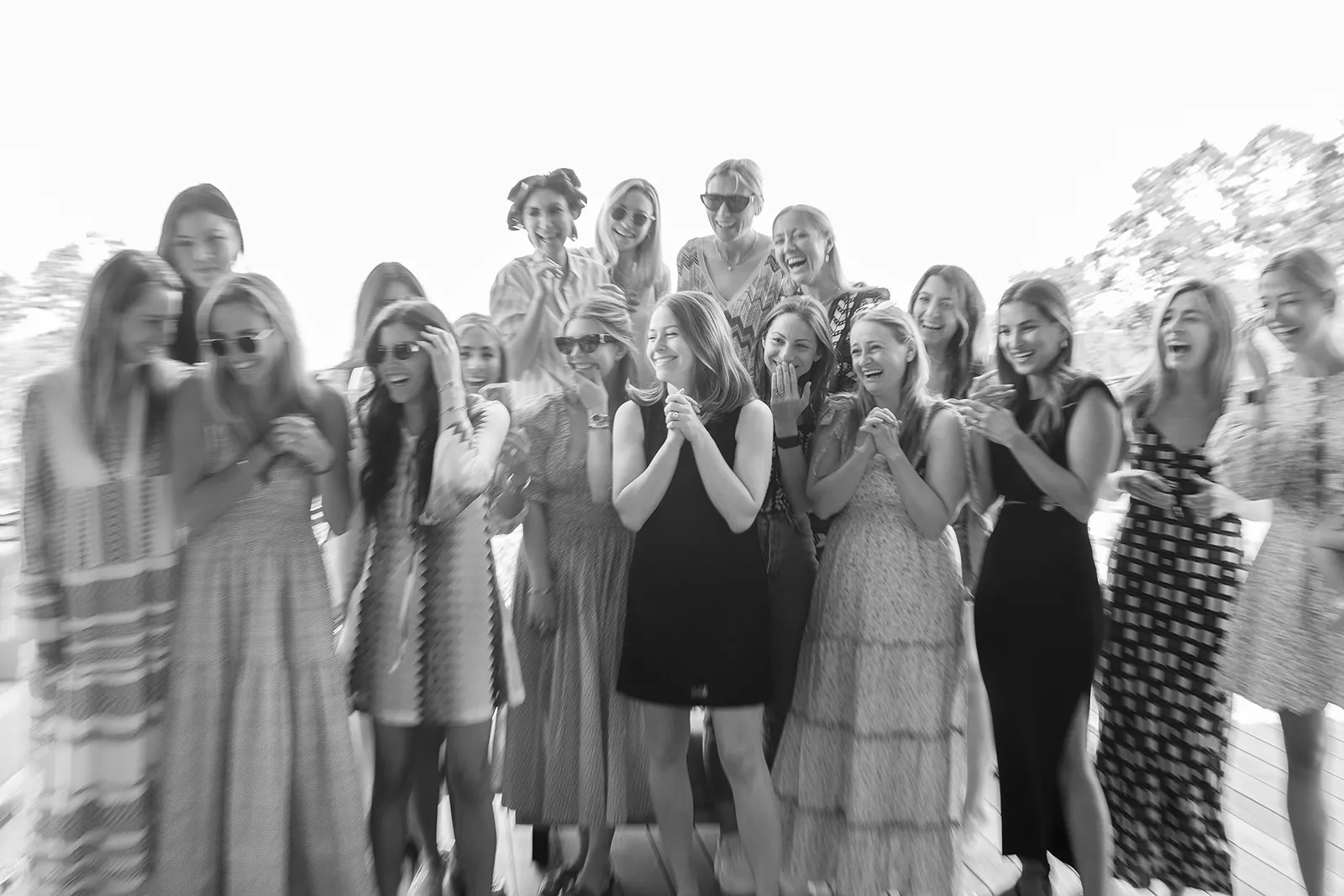 Wedding morning preparations inside a suite with views of the surrounding vineyards and mountains.